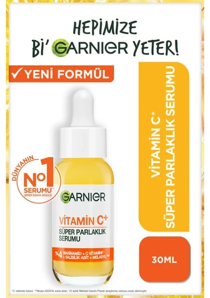 Garnier C Vitamini Parlak Süper Aydınlatıcı Yüz Serumu 30 ml ürün görseli 1