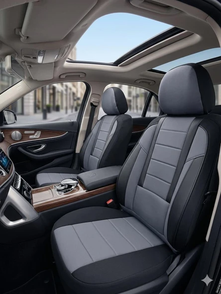 Veloce Gri Serisi Opel Mokka İle Uyumlu Koltuk Kılıfı Tam Set ürün görseli 1