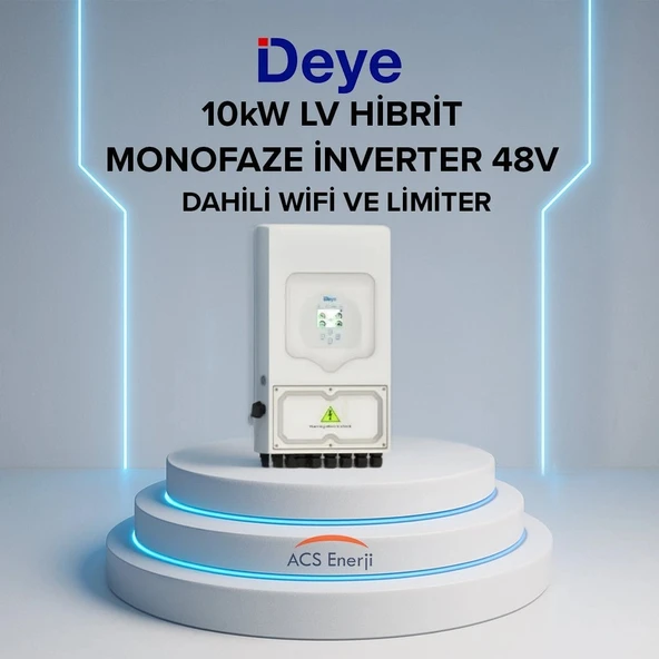 10KW HİBRİT MONOFAZE İNVERTER LV ürün görseli 1