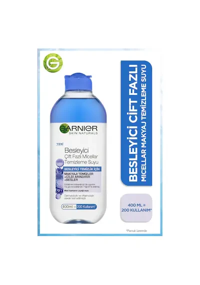 Garnier Çift Fazlı Micellar Besleyici 400 ml Makyaj Temizleme Suyu ürün görseli 1