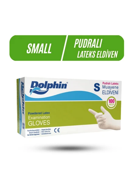 Pudralı Latex Eldiven S ( Small ) 100 Adet ürün görseli 1