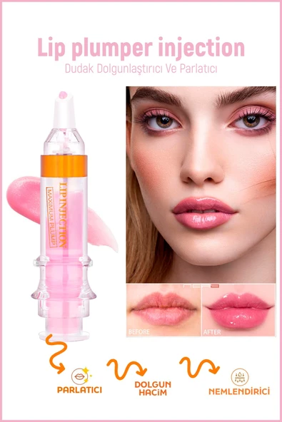 Sibelon Lip Plumper Injection - Pro Dudak Dolgunlaştırıcı Ve Parlatıcı ürün görseli 1