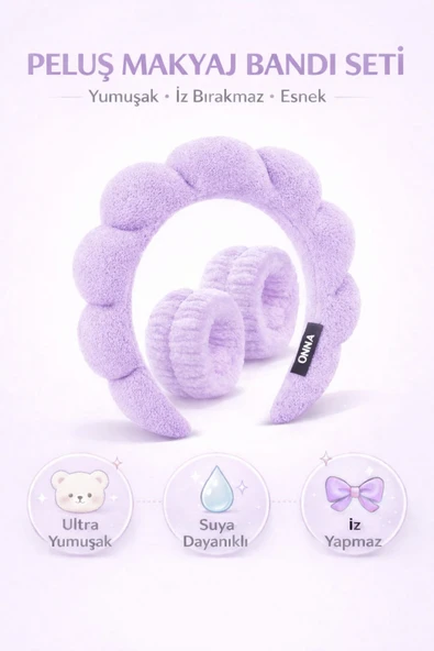 Peluş Makyaj Bandı Ultra Yumuşak ürün görseli 1