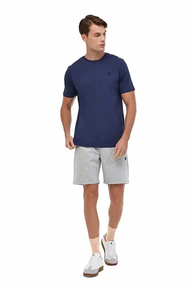 Lumberjack Ct102 0 Yaka Erkek Tshirt - Lacivert - Resim 2