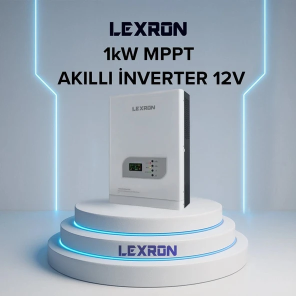1KW MPPT 12V AKILLI İNVERTER ürün görseli 1