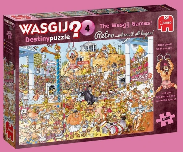 Jumbo Wasgij Puzzle 4 - 1000 Parça Retro Destiny ürün görseli 1