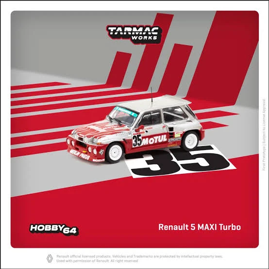 MİNİ GT 1:64 RENAULT 5 MAXI TURBO EUROPEN HİLL CLİMB CHAMPİONSHİP 1987 ürün görseli 1