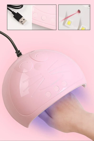 ONNA PROFESSIONAL 45w Uv Kalıcı Oje Jel Tırnak Kurutucu Fototerapi Makinesi (NORMAL OJE KURUTMAZ) ürün görseli 1