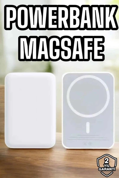 Magsafe Kablosuz Batarya Yüksek Performanslı Manyetik Tasarım Hızlı Şarj ürün görseli 1