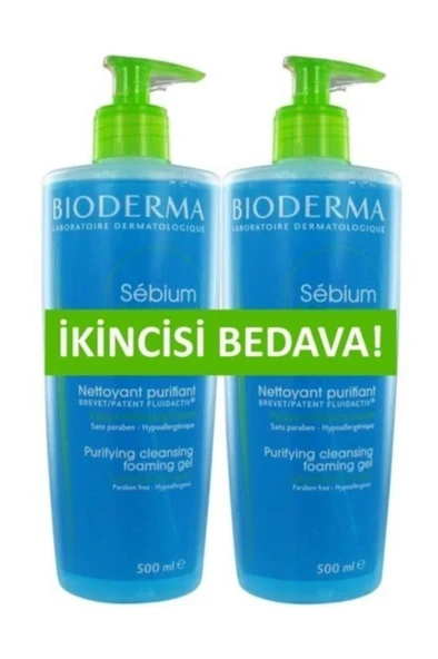 Bioderma Sebium Gel Moussant 500 Ml- 2 ADET ürün görseli 1