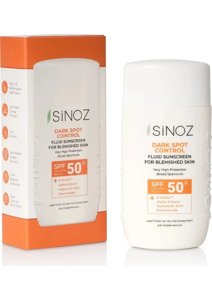 Sinoz Dark Spot Control Fluid Koyu Leke Karşıtı 50 ml 50 Faktör Güneş Kremi ürün görseli 1