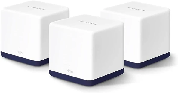Mercusys Halo H50G 3 Port 1900 Mbps 3'lü Router Teşhir ürün görseli 1