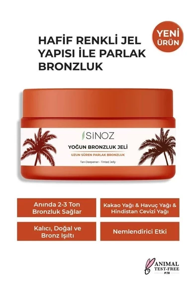 Sinoz Yoğun 200 gr Bronzlaştırıcı Jel ürün görseli 1