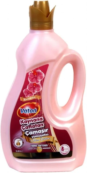 Vatan Kaynana Çatlatan Konsantre Çamaşır Yumuşatıcısı 3,45 L 138 Yıkama Orkide ürün görseli 1