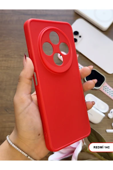 Redmi 14C Uyumlu Kamera Korumalı Darbeye Dayanıklı Renk Atmayan Keep Silikon Kılıf ürün görseli 1