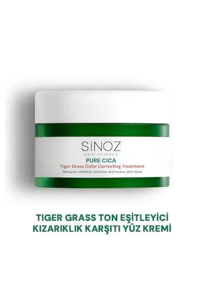 Sinoz Pure Cica Ton Eşitleyici Kızarıklık Karşıtı Yüz Kremi 15 ml ürün görseli 1