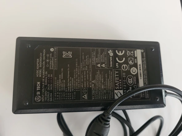 2el Sad03624-uv Adaptör  24 VOLT 1.5 AMPER sı tech  marka - Resim 2