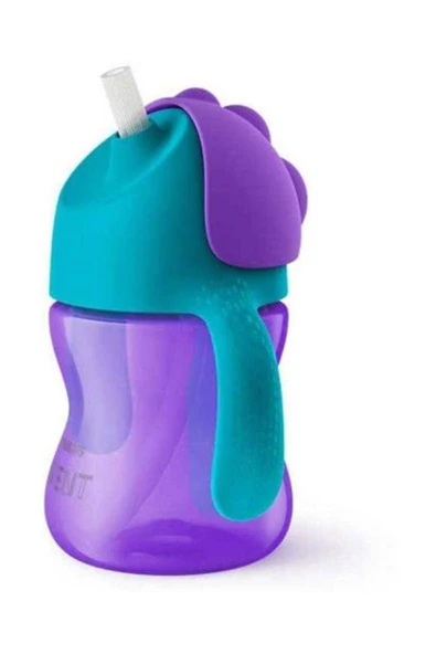 AVENT DESENLİ PİPETLİ BARDAK 200 ML - KIZ SCF796/02 ürün görseli 1