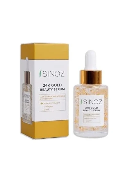 Sinoz 24K Altın Yüz Bakım Serumu 30 ml ürün görseli 1