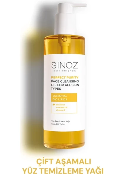 Sinoz Perfect Purify 400 ml Yüz Temizleme Yağı ürün görseli 1