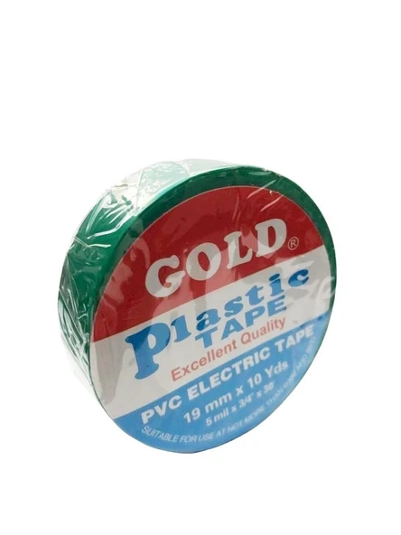 GOLD Elektrik Bandı Yeşil (10 Lu paket) ürün görseli 1