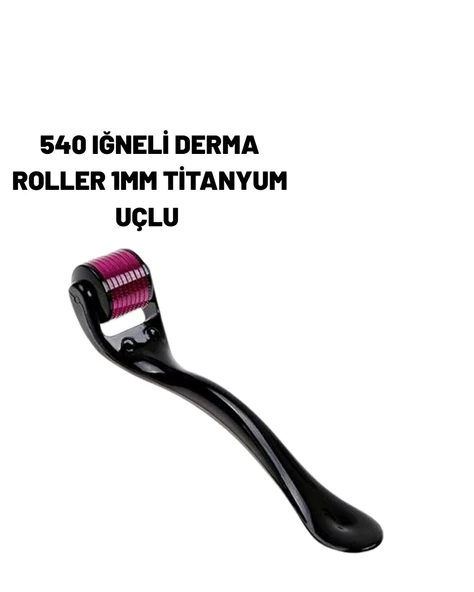 Ev Tipi Mikro İğneli Cilt Bakım Aleti – 1 mm Titanyum Roller ürün görseli 1
