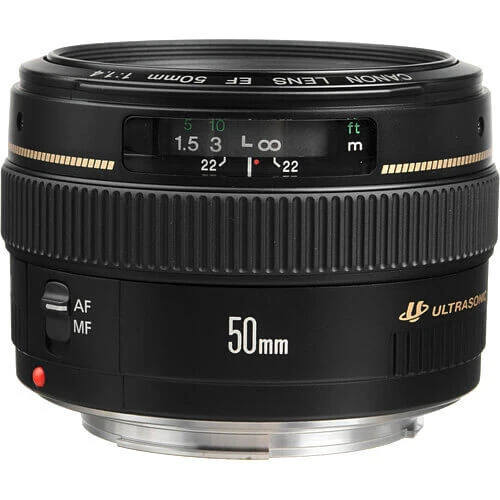 Canon EF 50mm f/1.4 USM Lens ürün görseli 1