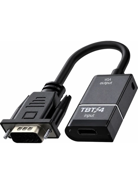 USB Type-C Thunderbolt to VGA Adaptör Görüntü Aktarım Dönüştürücü VC-01 ürün görseli 1