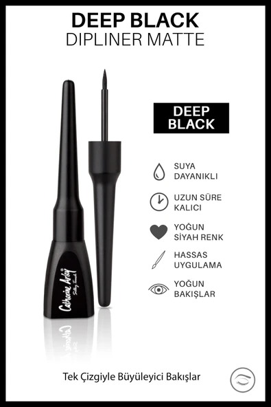 C.Arley Mat Siyah Dipliner - Deep Black Dipliner Matte ürün görseli 1