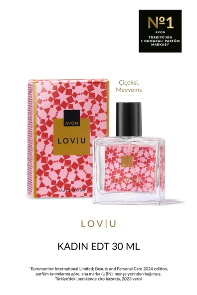 Love U Seyahat EDP Boyu 30ml ürün görseli 1