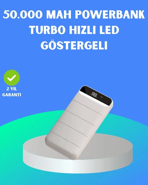 22.5W PD Destekli Taşınabilir Şarj Cihazı Çoklu Çıkışlı Model Powerbank ürün görseli 1