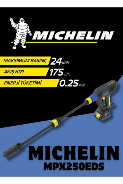 Michelin Şarjlı Yıkama MPX250EDS - Resim 2