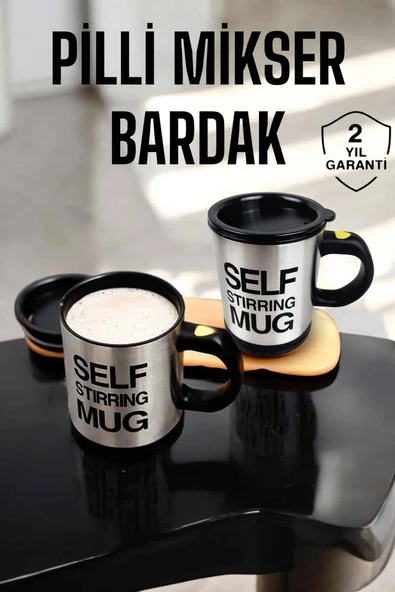 Mikser Kupa Yazılı Mug Bardak Karıştırma Özelliği ürün görseli 1