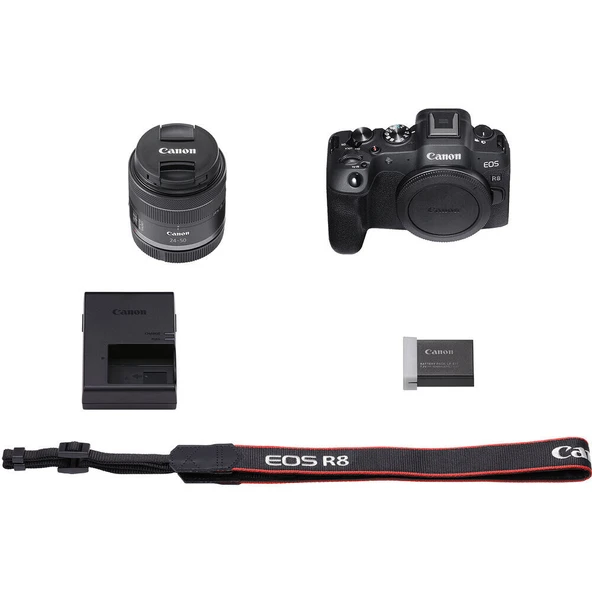 Canon EOS R8 RF 24-50mm f/4.5-6.3 IS STM Lens Kit ürün görseli 1