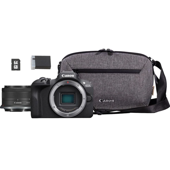 Canon EOS R100 18-45 Travel Kit ürün görseli 1