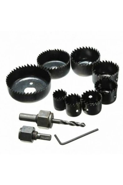 Hırdavat Buhat Buat Panç Yuvarla Metal Ahşap Daire Delme  Delik Açma Tr-6587452 11 Parça ürün görseli 1