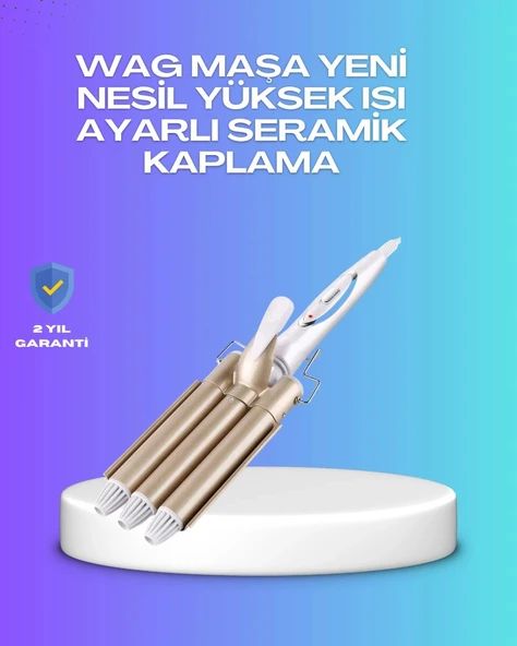 Hızlı Isınan Şarjlı Saç Kıvırıcı Maşa ürün görseli 1