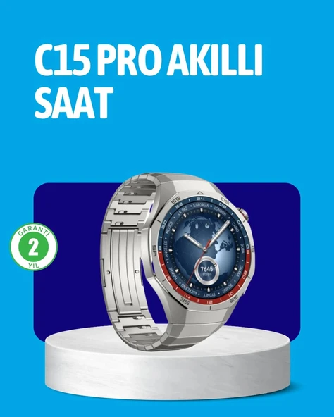 Dayanıklı Kordonlu Şarjlı Akıllı Saat ürün görseli 1