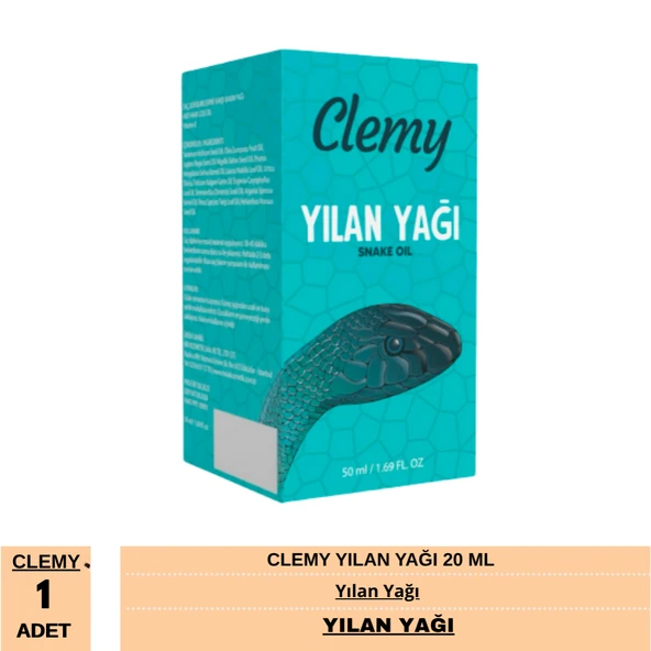 Clemy Yılan Yağı 20 ml - Resim 2