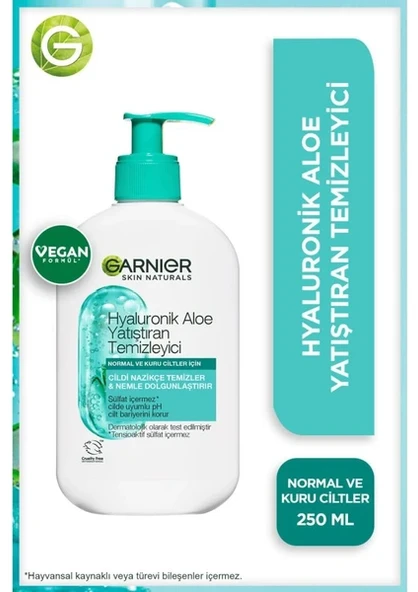 Garnier Hyaluronik Aloe 250 ml Yüz Temizleme Jeli ürün görseli 1
