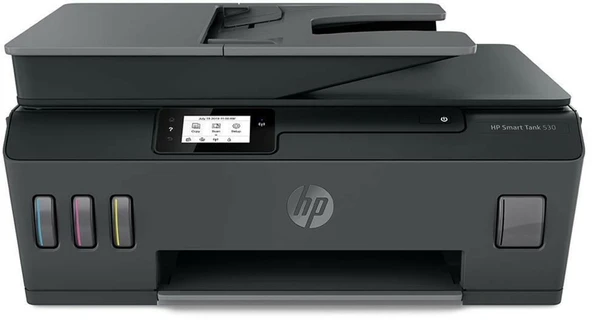 HP 4SB24A Smart Tank 530 Yazıcı-Tarayıcı-Fotokopi-Wifi-ADF Çok Fonksiyonlu Tanklı Yazıcı ürün görseli 1
