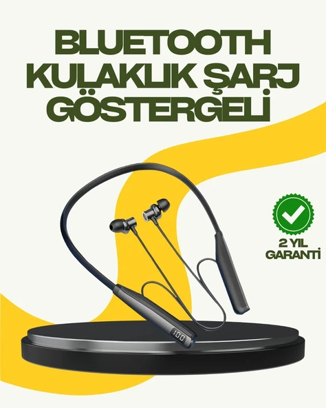 Y12 Uyumlu Spor Bluetooth Kulaklık – Uzun Pil Ömrü, Manyetik Kulaklık Başlığı ürün görseli 1