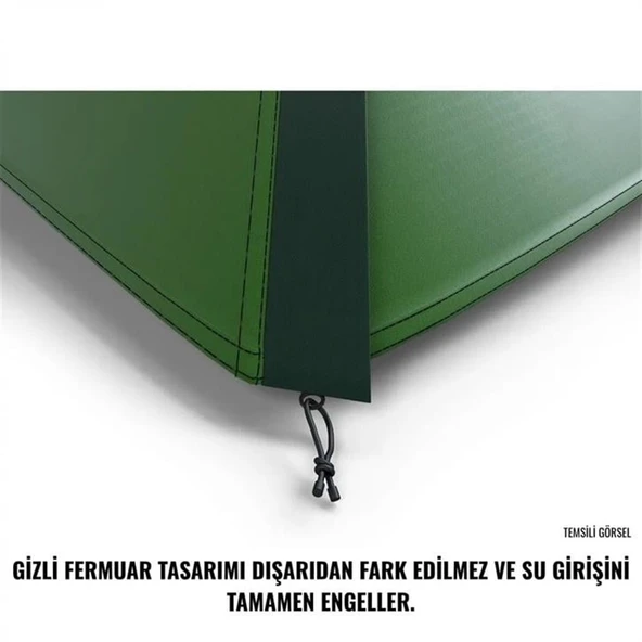 HUSKY Boyard Plus 4 Kişilik Çadır (Yeşil) - Resim 10