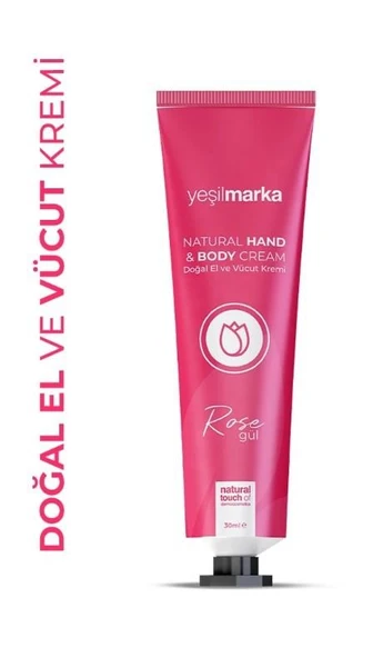 YEŞİL MARKA GÜLLÜ EL KREMİ 30 ML ürün görseli 1