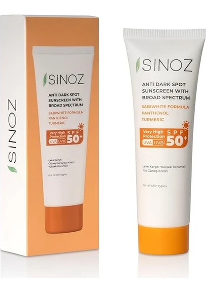 Sinoz Leke Karşıtı 50 ml 50 Faktör Güneş Kremi ürün görseli 1