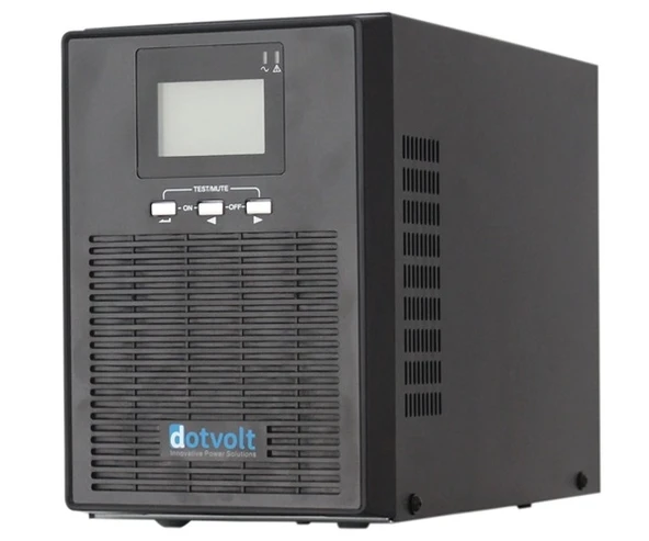 Dotvolt MN SERİSİ Online 1 KVA 1/1 Faz 2X7AH Akü UPS ürün görseli 1