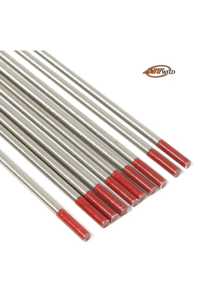 MT Weld Mtweld Tungsten Elektrodu Kırmızı 2,40 X 175 Mm (10 Adet) ürün görseli 1