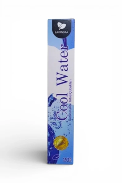 Layansaa Cool Water Tütsüsü – 20’li Doğal Çubuk Tütsü ürün görseli 1