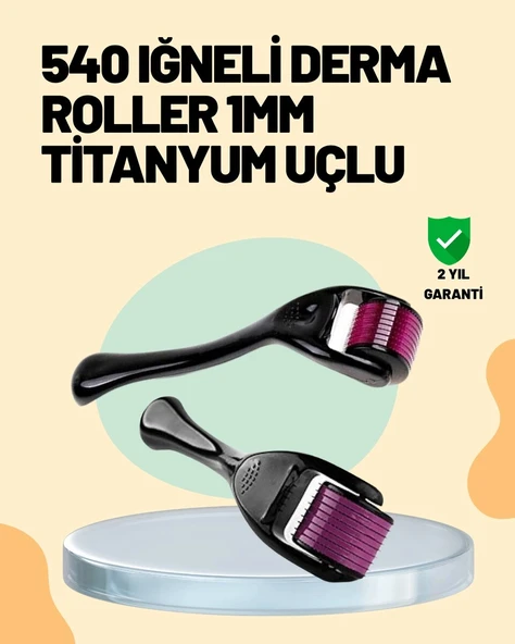 Cilt Yenileyici Derma Roller – Mikro İğneli Bakım Aracı ürün görseli 1