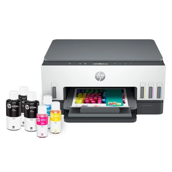 HP 6UU48A Smart Tank 670 Yazıcı-Tarayıcı-Fotokopi-Wifi Çok Fonksiyonlu Tanklı Yazıcı ürün görseli 1